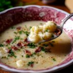 Cheesy Cauliflower Soup Recipe