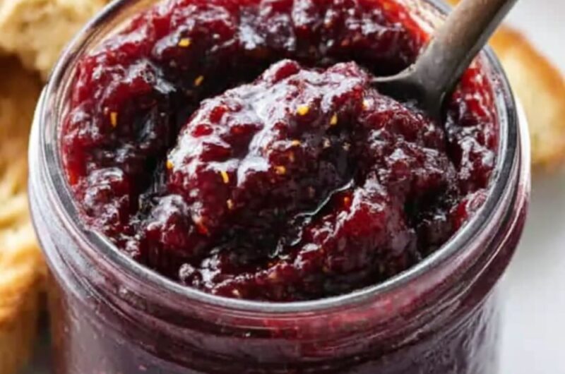 Chia Cranberry Jam Recipe