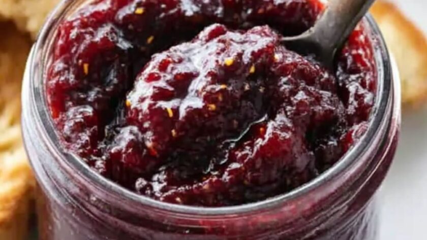 Chia Cranberry Jam Recipe