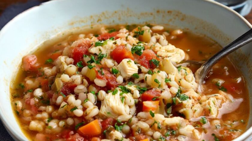 Chicken Barley Stew Recipe
