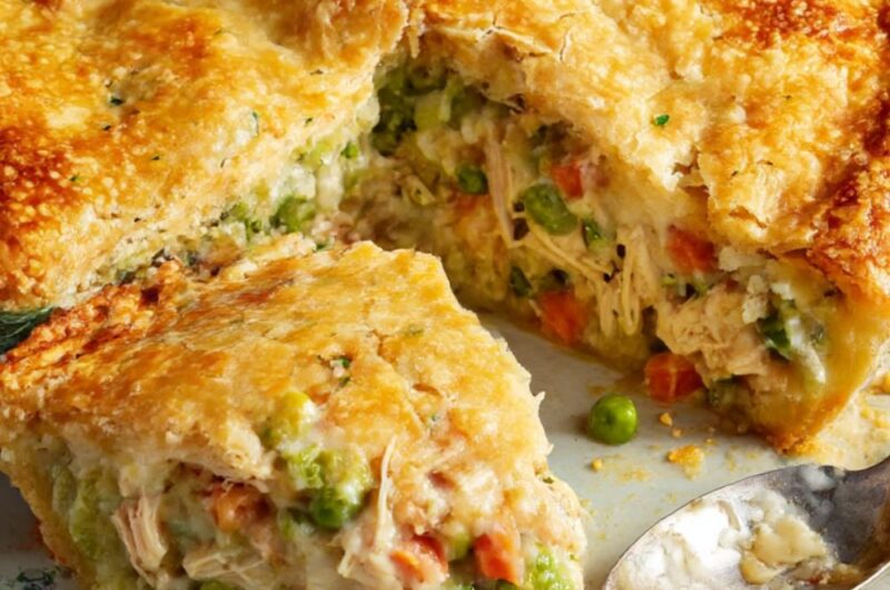 Chicken Pot Pie With Cheddar Crust Recipe
