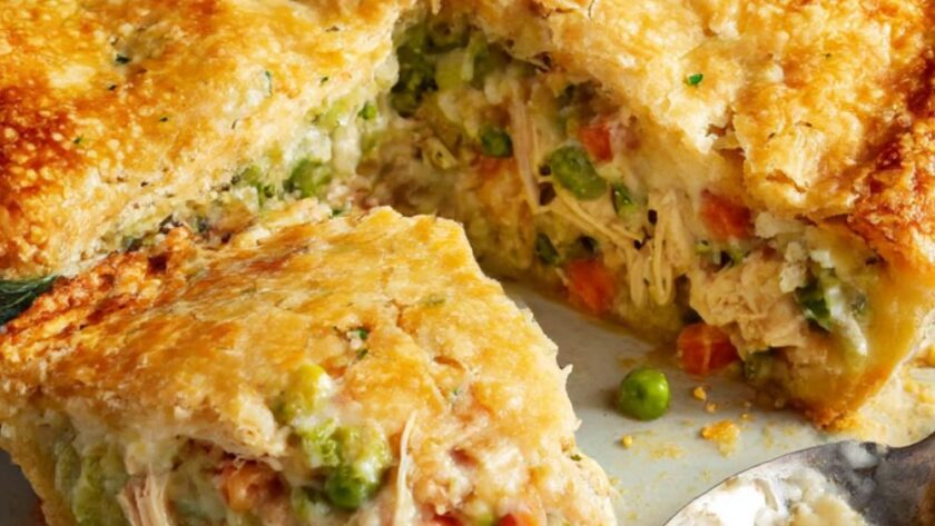 Chicken Pot Pie With Cheddar Crust Recipe