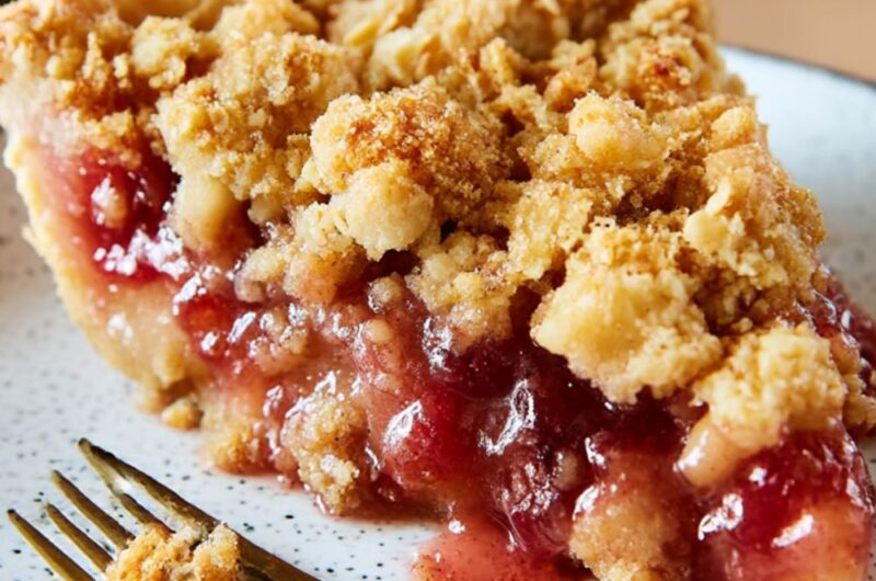 Cranberry Apple Crumb Pie Recipe