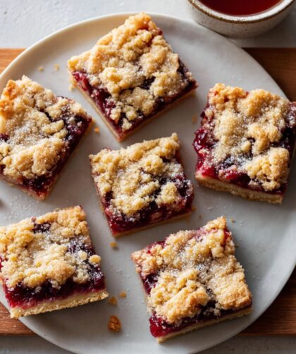 Cranberry Streusel Bars Recipe