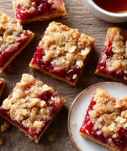 Cranberry Streusel Bars Recipe