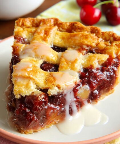 Double Cherry-Almond Slab Pie Recipe