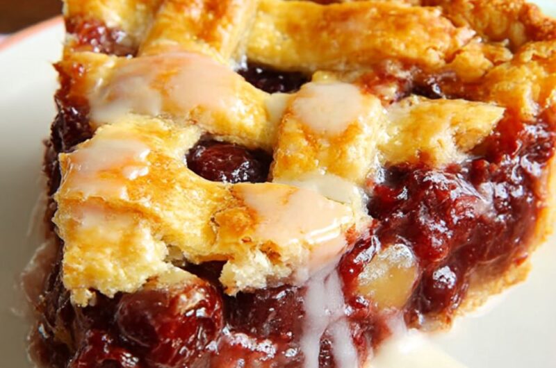 Double Cherry-Almond Slab Pie Recipe