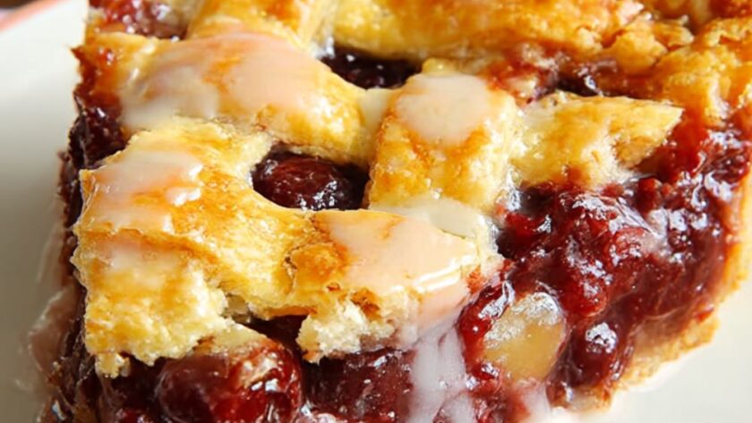 Double Cherry-Almond Slab Pie Recipe