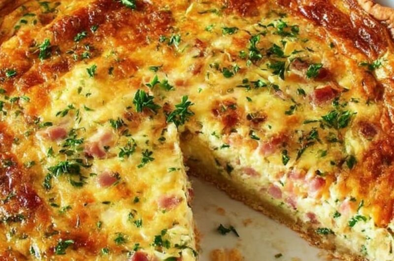 Ham and Cheese Quiche Recipe