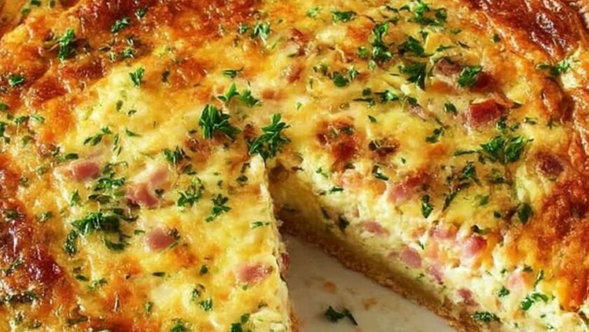 Ham and Cheese Quiche Recipe