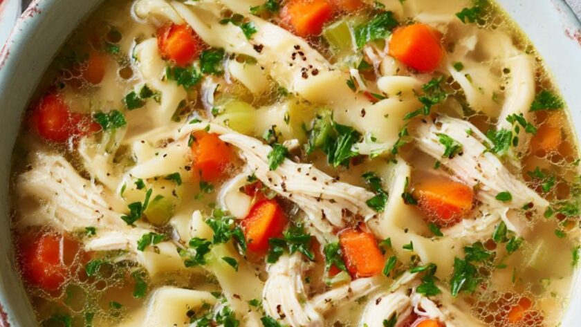 Homemade Chicken and Noodles Recipe