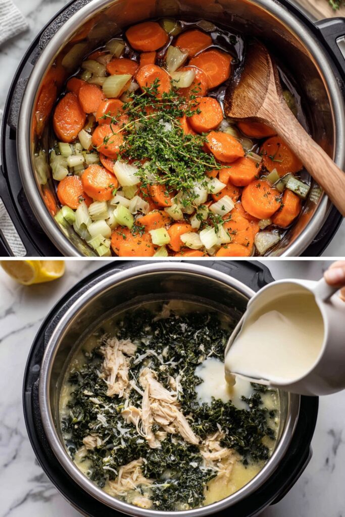 Instant Pot Creamy Chicken and Wild Rice Soup Recipe