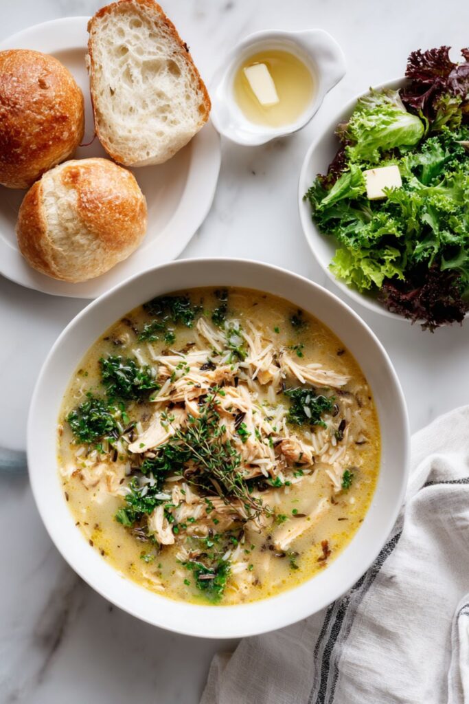 Instant Pot Creamy Chicken and Wild Rice Soup Recipe