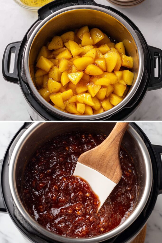Instant Pot Peach Jam Recipe