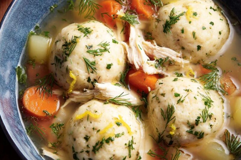 Jake Cohen's Roasted Chicken Matzo Ball Soup Recipe