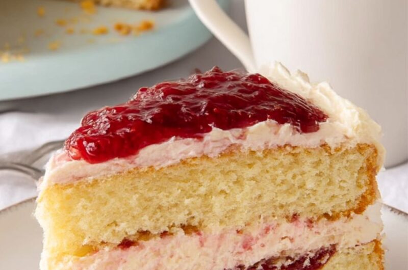Lemon Raspberry Cake Recipe