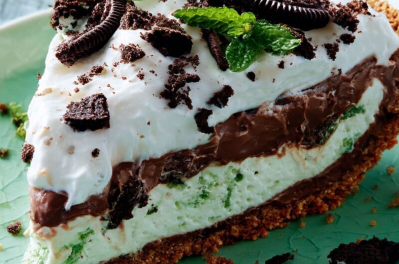 Mint Chocolate Cookie Ice Cream Pie Recipe