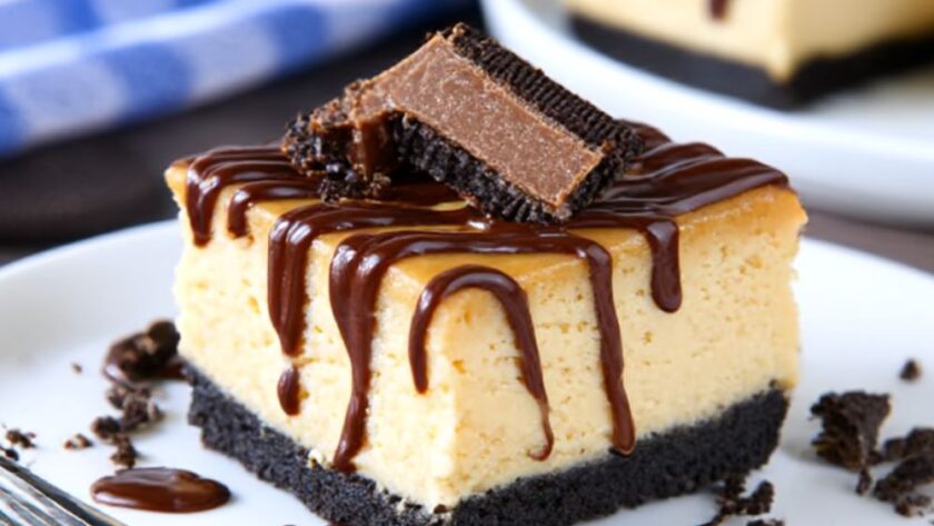 No-Bake Chocolate Peanut Butter Pie Bars Recipe
