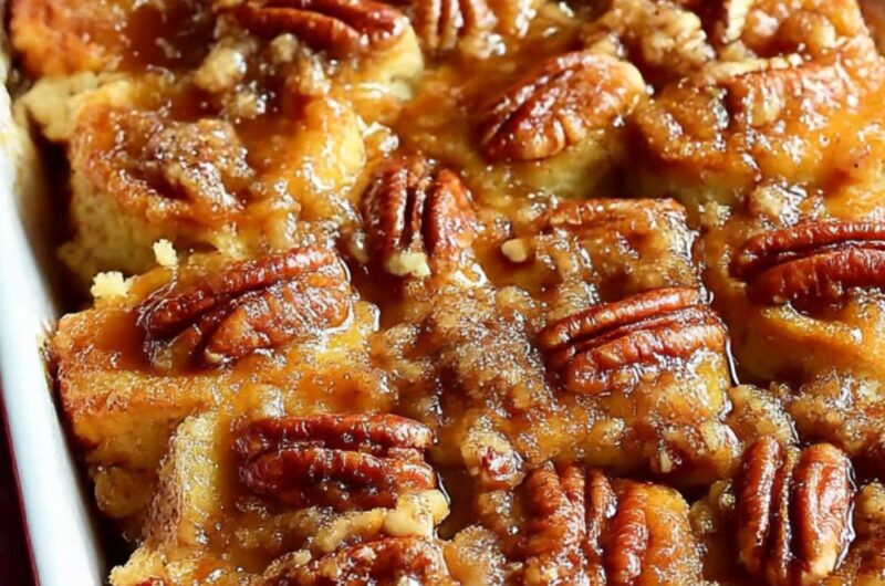 Pecan Pie French Toast Casserole Recipe