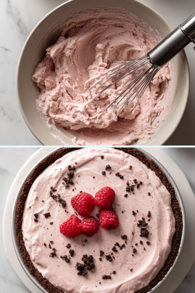 Raspberry Cream Pie Recipe