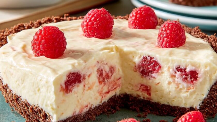 Raspberry Cream Pie Recipe