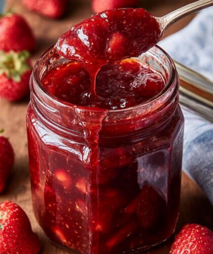 Roasted Strawberry Jam Recipe