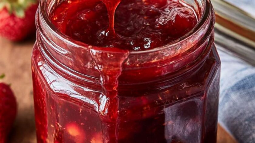 Roasted Strawberry Jam Recipe