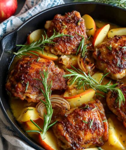 Rosemary Apple Cider Chicken Recipe