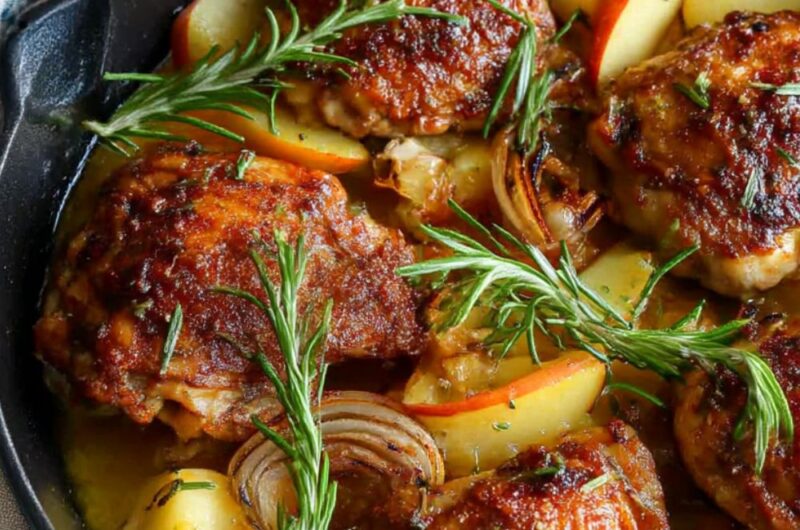 Rosemary Apple Cider Chicken Recipe