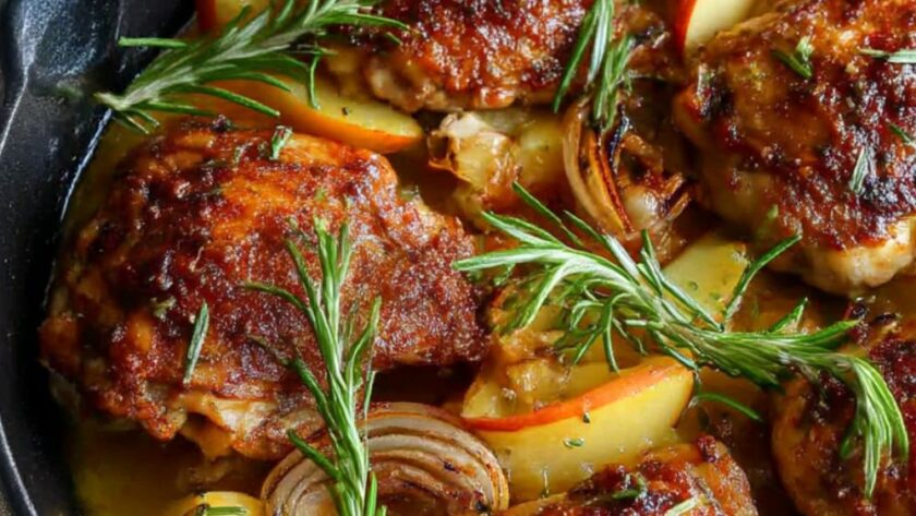 Rosemary Apple Cider Chicken Recipe