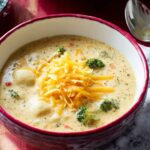 Slow Cooker Broccoli Cheese Soup Recipe