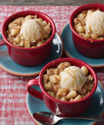 Spiced Apple Mug Cake Recipe