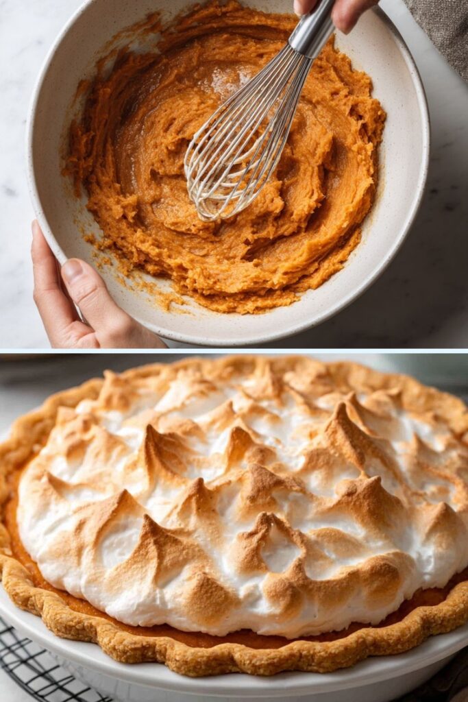 Sweet Potato Pie with Marshmallow Meringue Recipe
