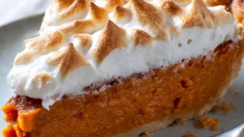 Sweet Potato Pie with Marshmallow Meringue Recipe