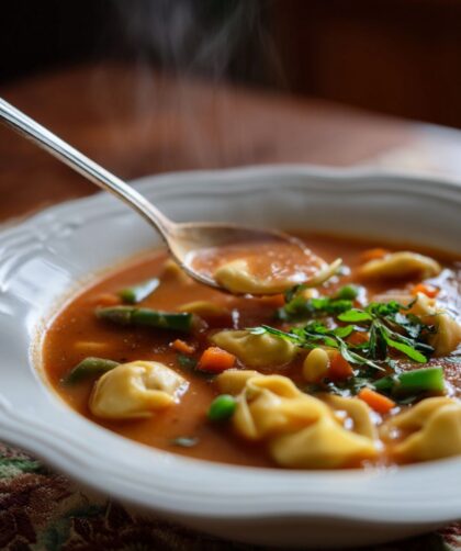 Veggie Tortellini Soup Recipe