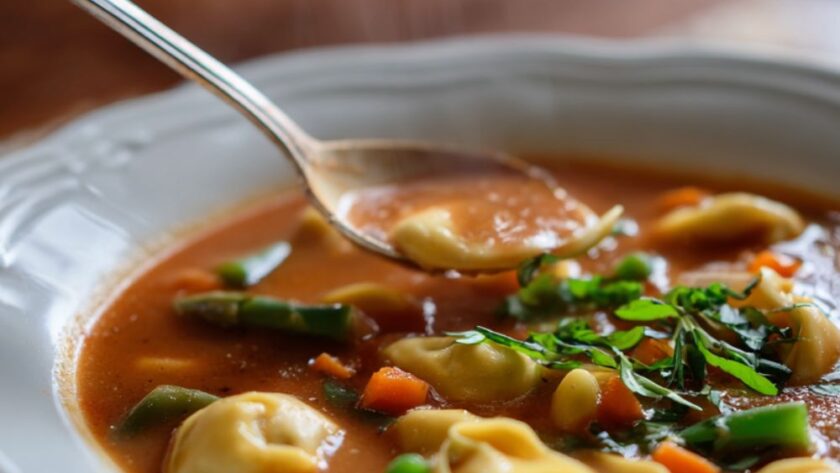 Veggie Tortellini Soup Recipe