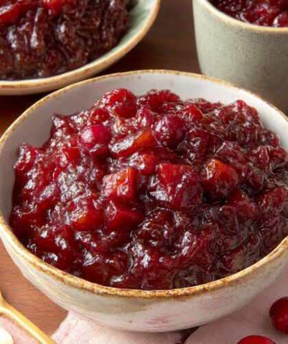 Apple Cranberry Sauce Recipe