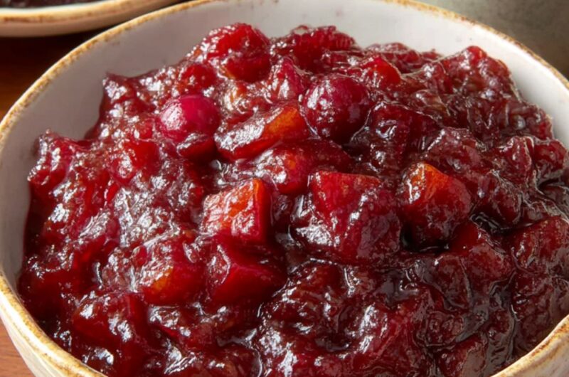Apple Cranberry Sauce Recipe