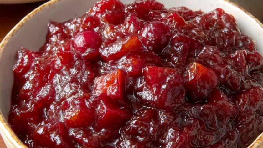 Apple Cranberry Sauce Recipe