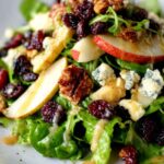 Apple, Pecan, and Blue Cheese Salad with Dried Cherries Recipe