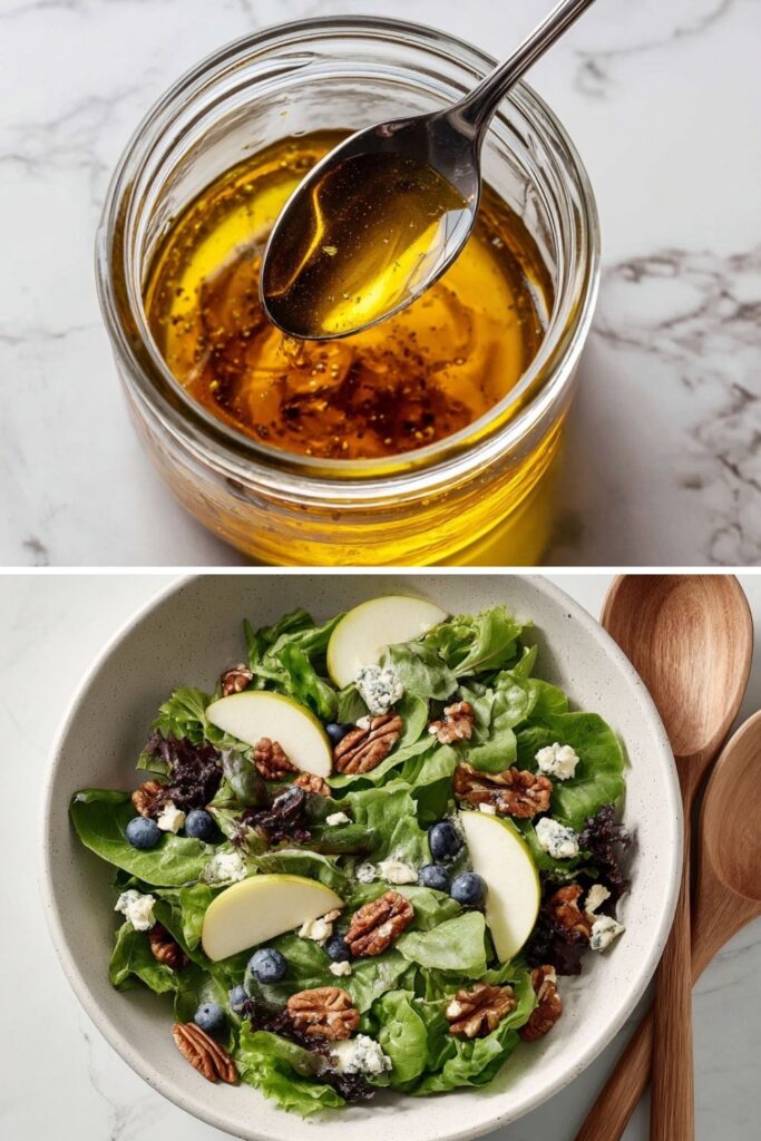 Apple, Pecan, and Blue Cheese Salad with Dried Cherries Recipe