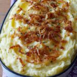 Baked Mashed Potatoes with Crispy Shallots Recipe