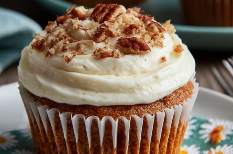 Carrot Cake Cupcakes Recipe