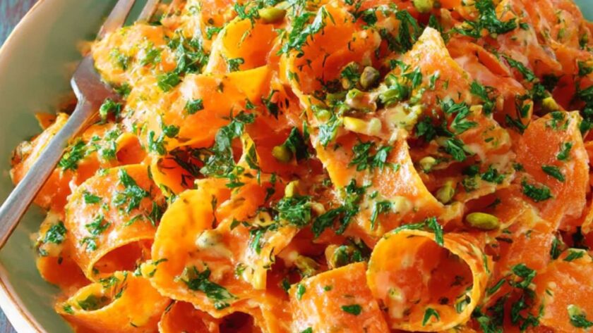 Carrot Ribbon Salad Recipe