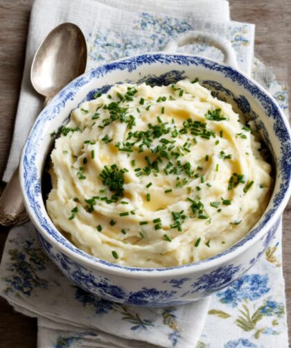 Cheddar and Sour Cream Mashed Potatoes Recipe
