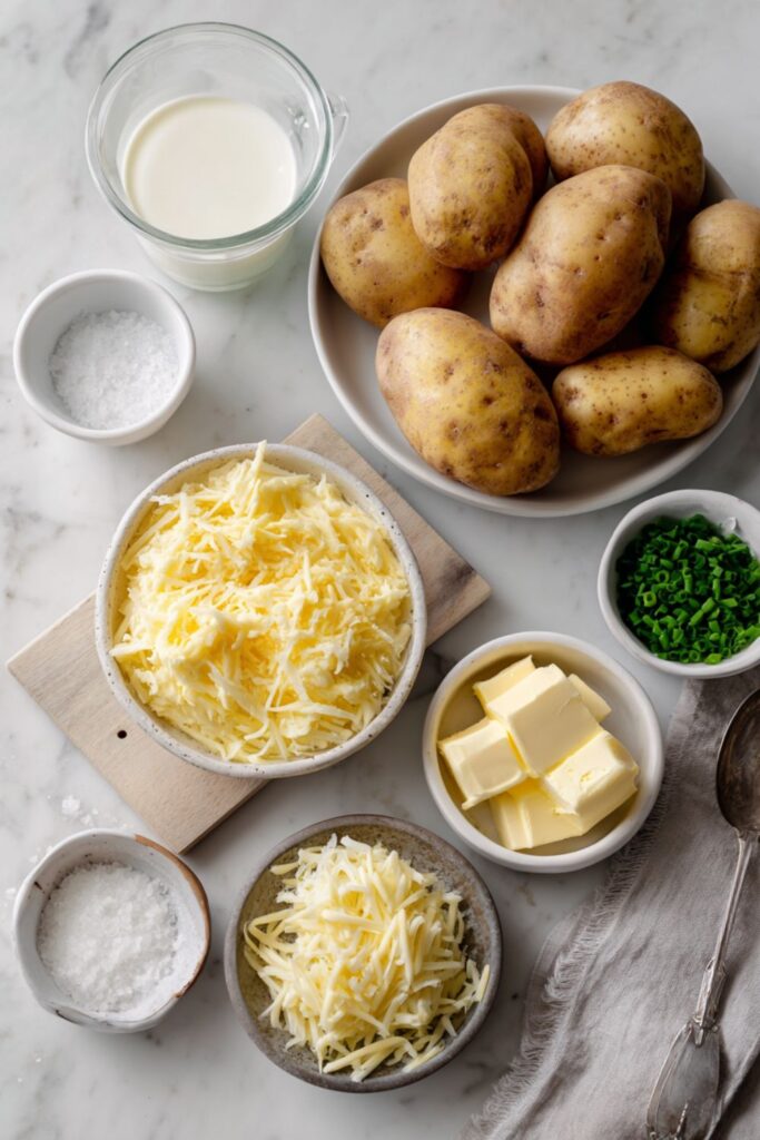 Cheddar and Sour Cream Mashed Potatoes Recipe