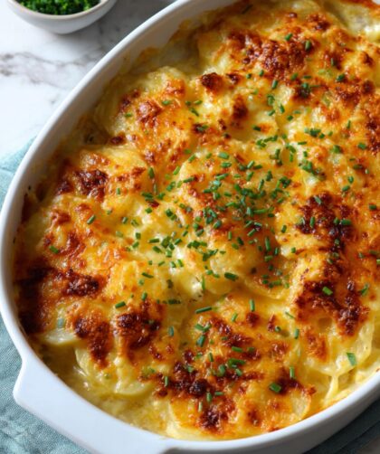 Cheesy Scalloped Potatoes Recipe