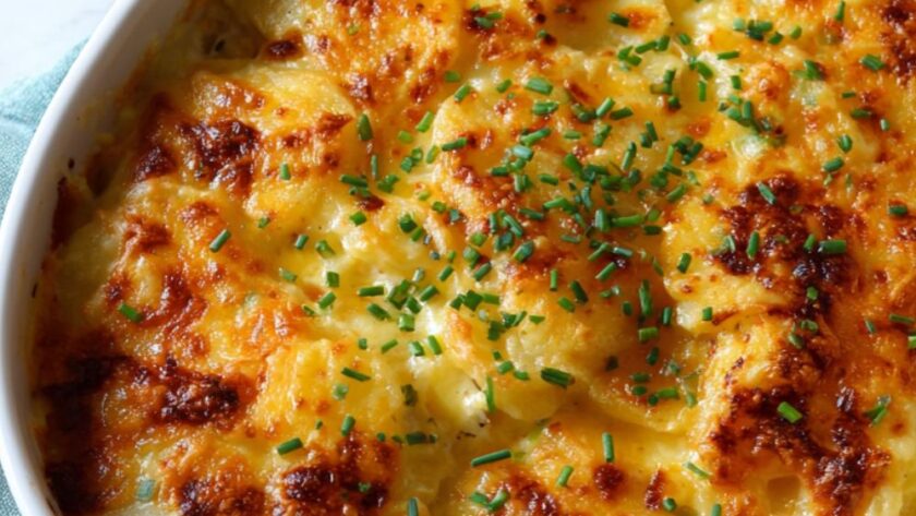 Cheesy Scalloped Potatoes Recipe