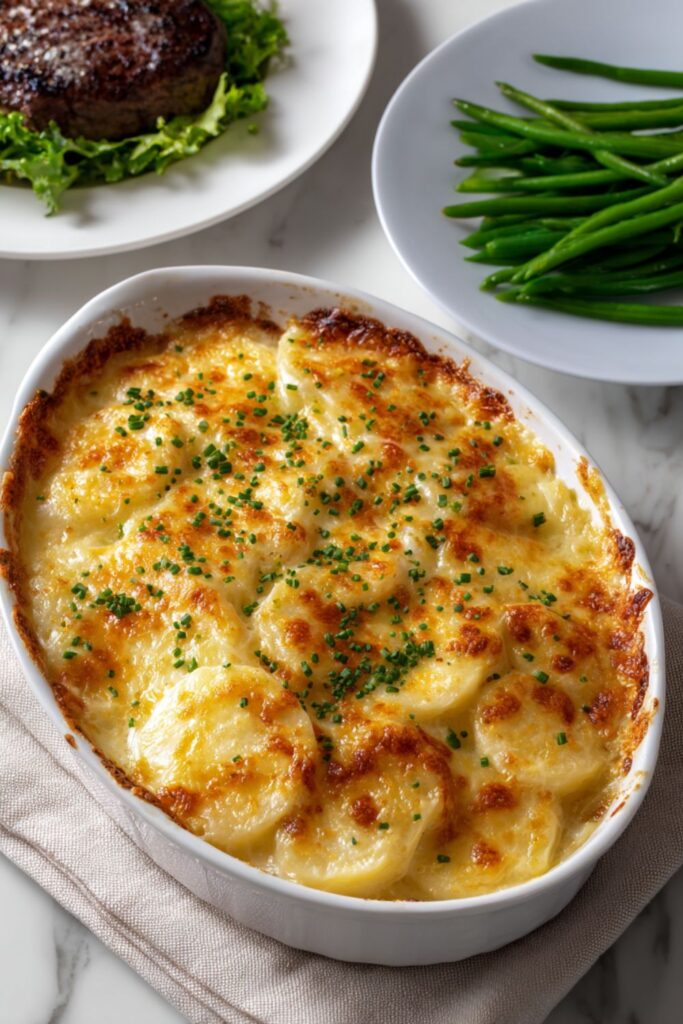 Cheesy Scalloped Potatoes Recipe