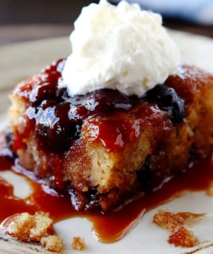 Cherry Cake Pudding Recipe
